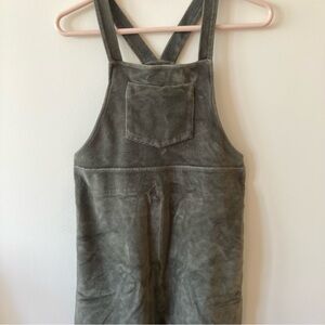 XS Green Hollister Corduroy Dress